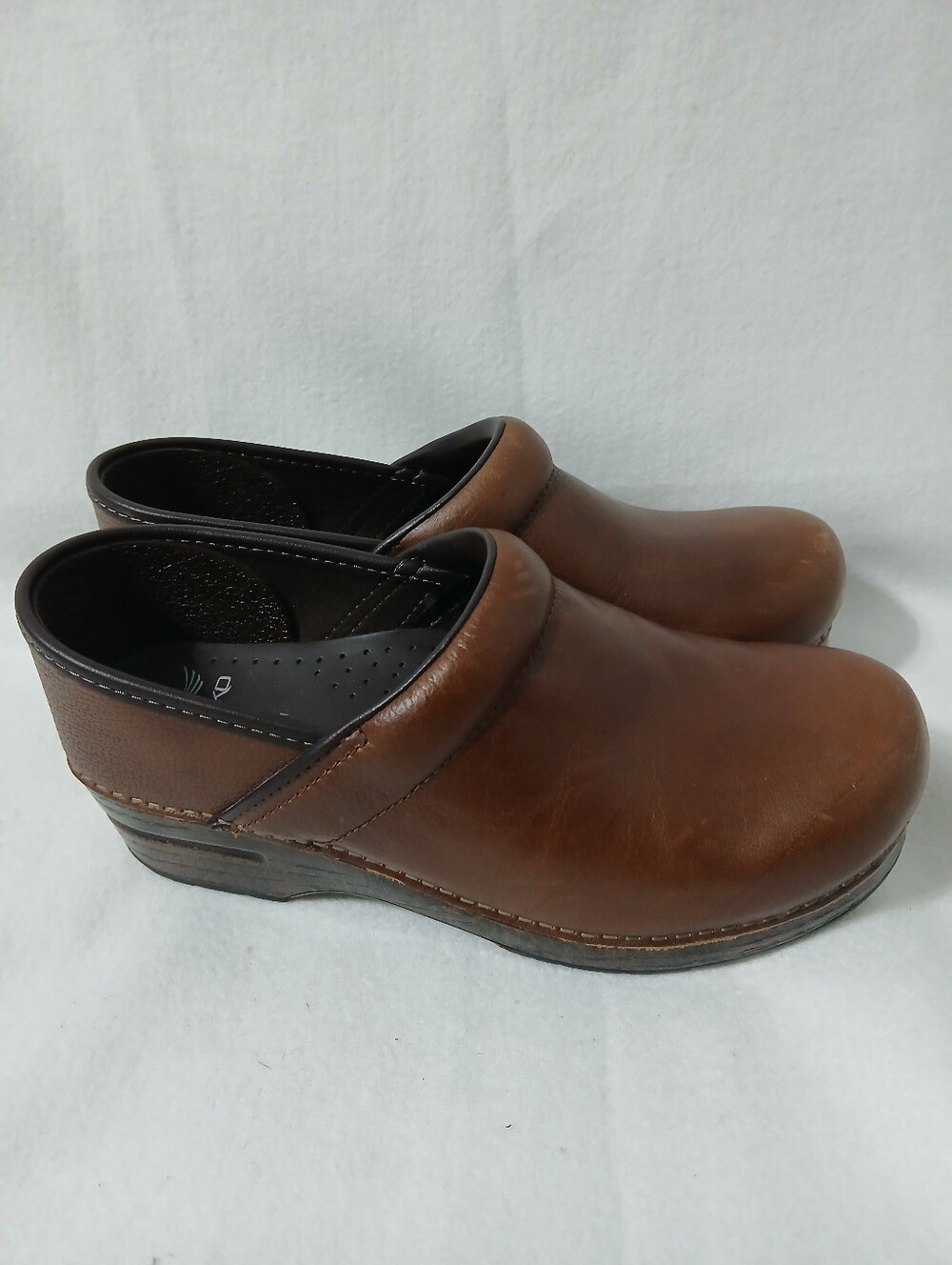 Dansko Brown Leather Clogs